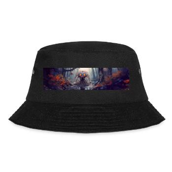 apocalypse world after mankind giant spider mutant - Bucket Hat - black - Front - Lela (165cm)