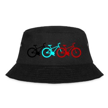 Bicycle Bike Bicycles - Bucket Hat - black - Front - Lela (165cm)