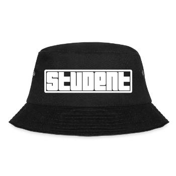 Student Logo - Bucket Hat - Schwarz - Vorne - Lela (165cm)
