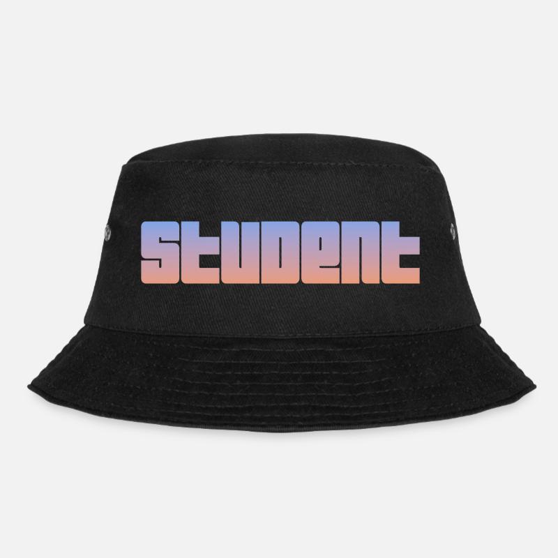 Stundent Summer Logo - Bucket Hat - black