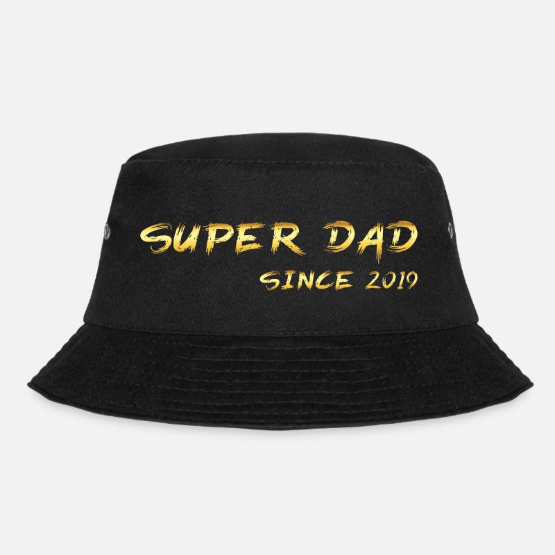 Super Dad since 2019 - Bucket Hat - black
