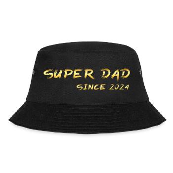 Super Dad since 2024 - Bucket Hat - Schwarz - Vorne - Lela (165cm)