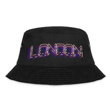 LONDON DREI FARBEN - Bucket Hat - Schwarz - Vorne - Lela (165cm)