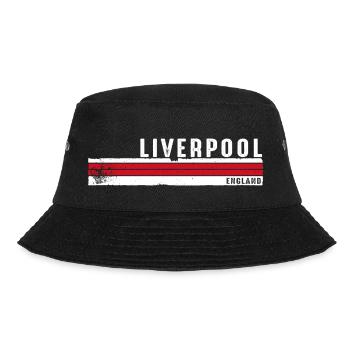 Liverpool - England Vibrant Heritage Gift for UK - Bucket Hat - black - Front - Lela (165cm)
