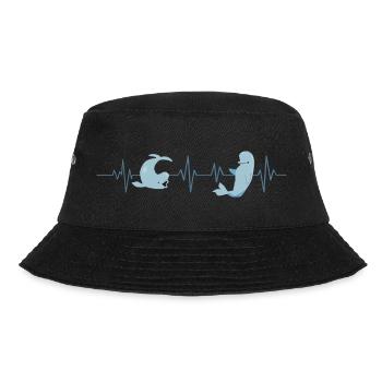 Battement de cœur béluga - idée cadeau - Bob - noir - Devant - Lela (165cm)