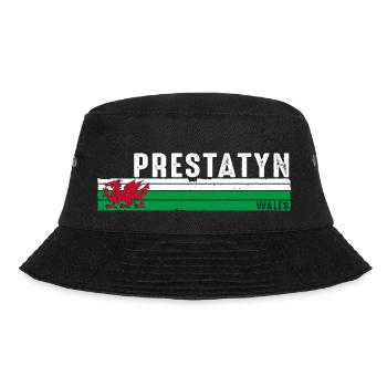 Prestatyn: Embrace Welsh Beauty and Charm - Bucket Hat - black - Front - Lela (165cm)