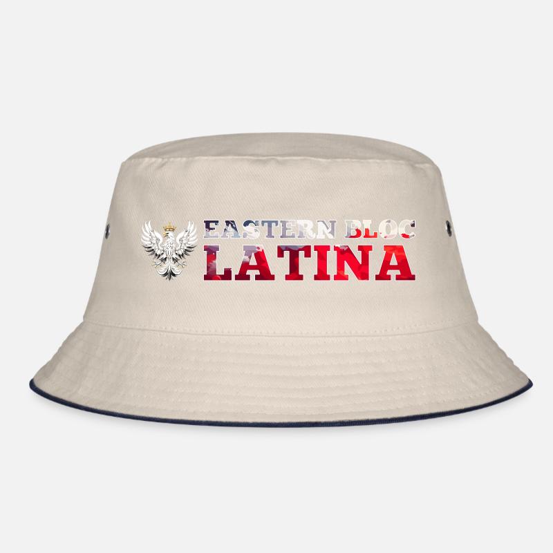 Eastern Bloc Latina Pole Poland White Eagle Gift Bucket Hat