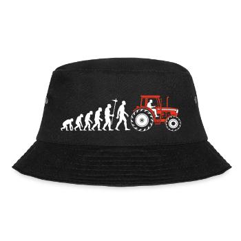 Evolution Farmer Farmer Tractor - Bucket Hat - black - Front - Lela (165cm)