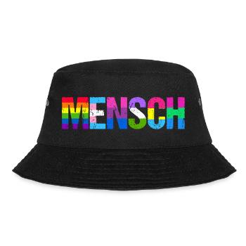 Mensch Pride Month LGBT LGBTQ - Bucket Hat - Schwarz - Vorne - Lela (165cm)