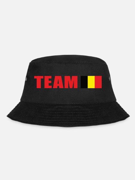 Support-Team Belgien - Bucket Hat - Schwarz