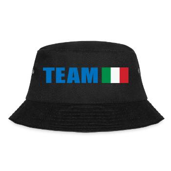 Support-Team Italien - Bucket Hat - Schwarz - Vorne - Lela (165cm)