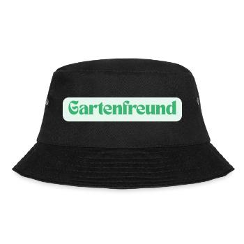 Gartenfreund – weeds know me by name - Bucket Hat - black - Front - Lela (165cm)