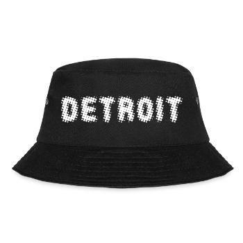 Detroit Michigan - Bucket Hat - black - Front - Lela (165cm)
