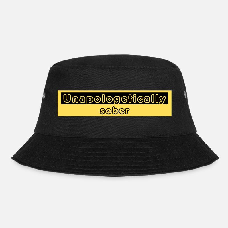 Unapologetically Sonüchtern – Recovery & Empowerment - Bucket Hat - Schwarz