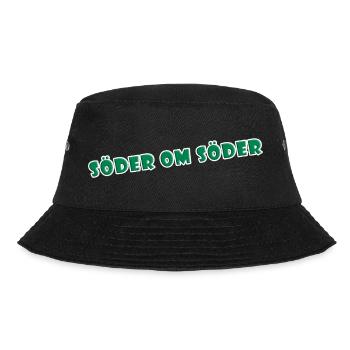 South of South Green Typography - Bucket Hat - black - Front - Lela (165cm)