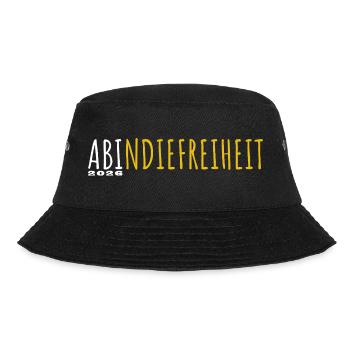 Off to freedom 2026 - Abitur - Matura - Bucket Hat - black - Front - Lela (165cm)