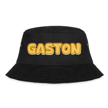Vorname Gaston - Bucket Hat - Schwarz - Vorne