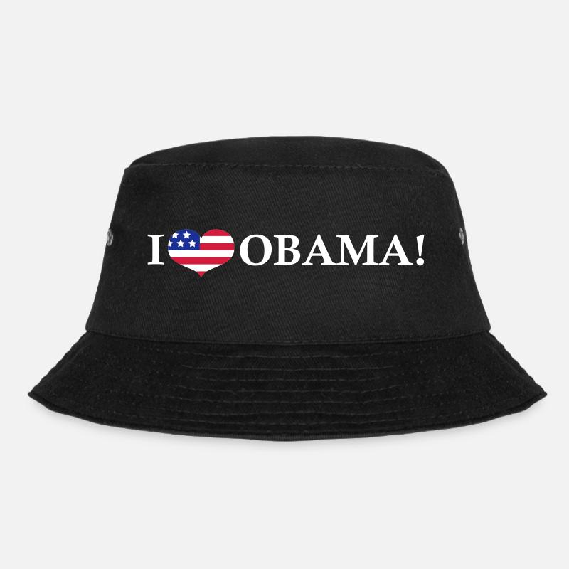 I Heart Obama - Bucket Hat - Schwarz