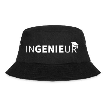 INGENIEUR Bachelor 2022 - Bucket Hat - Schwarz - Vorne - Lela (165cm)