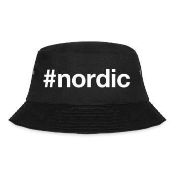 NORDIC Nordisch Hashtag - Bucket Hat - black - Front - Lela (165cm)