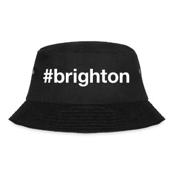 BRIGHTON Hashtag - Bucket Hat - Schwarz - Vorne - Lela (165cm)