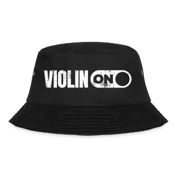 Funny Violin - Bucket Hat - black - Front - Lela (165cm)
