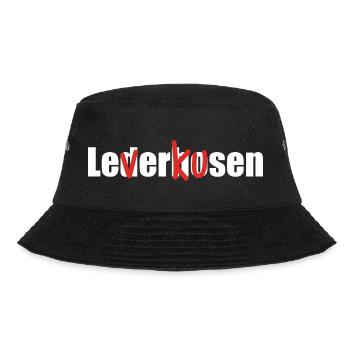Leverkusen - Zieht den Bayern die Lederhosen aus - Bucket Hat - Schwarz - Vorne - Lela (165cm)