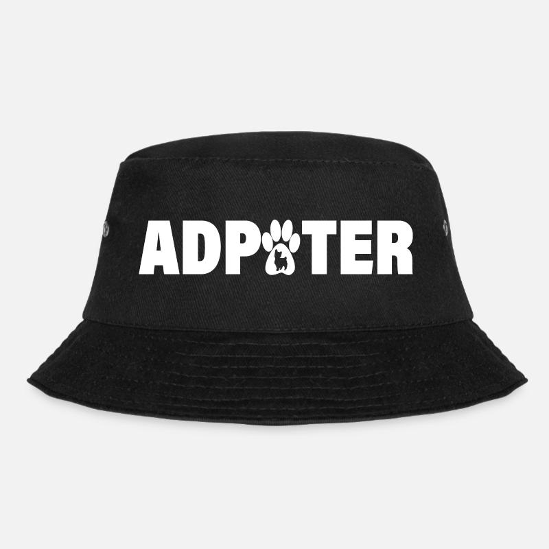 Adoptieren Sie eine Katze – geben Sie ihr ein liebevolles Zuhause - Bucket Hat - Schwarz