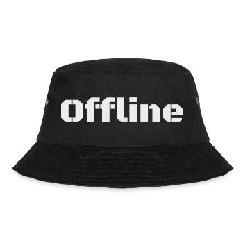Offline - Bucket Hat - black - Front - Lela (165cm)