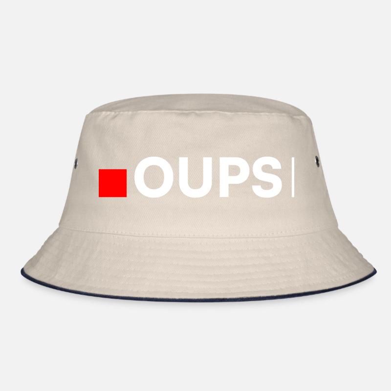 OOPS | Minimalist funny reaction Bucket Hat