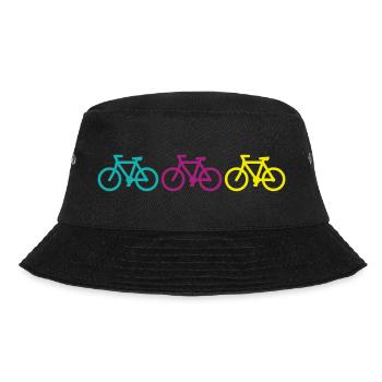 three bikes - Bucket Hat - black - Front - Lela (165cm)
