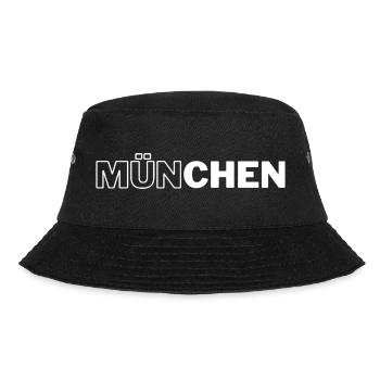 München - Bucket Hat - Schwarz - Vorne - Lela (165cm)