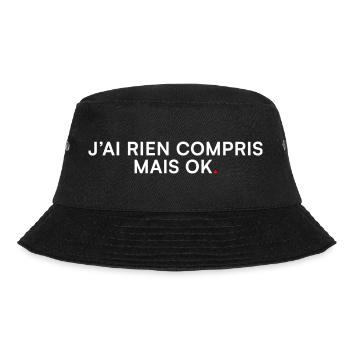 J’ai rien compris mais ok – Humour - Bob - noir - Devant - Lela (165cm)