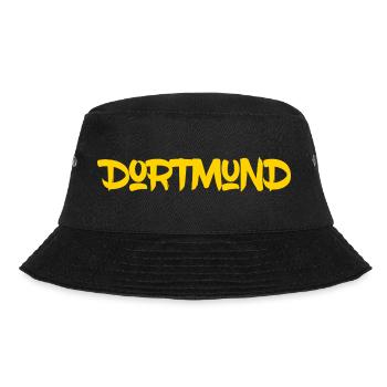 Dortmund - Ruhrpott - NRW - Zeche - Zollverein - Bucket Hat - Schwarz - Vorne - Lela (165cm)