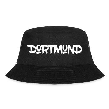 Dortmund - Ruhrpott - NRW - Zeche - Zollverein - Bucket Hat - Schwarz - Vorne - Lela (165cm)