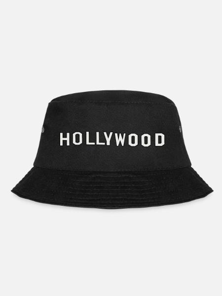 Hollywood Sign Letters - Bucket Hat - black