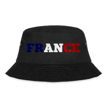 Frankreich - Bucket Hat - Schwarz - Vorne - Lela (165cm)