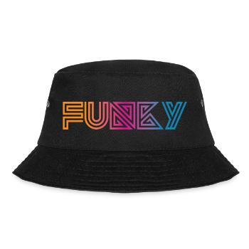 Funky Vintage - Bucket Hat - black - Front - Lela (165cm)