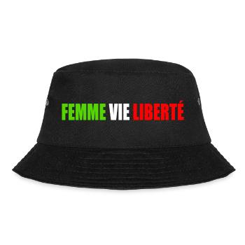 Femme vie liberté - Bob - noir - Devant - Lela (165cm)