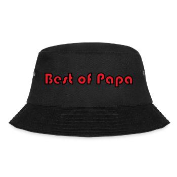 FATHER's DAY. HAPPY BIRTHDAY DAD. DAD. HAPPY BIRTHDAY. - Bucket Hat - black - Front - Lela (165cm)