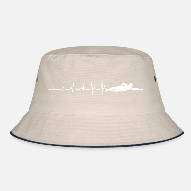 Herzschlag-Schwimmen Bucket Hat