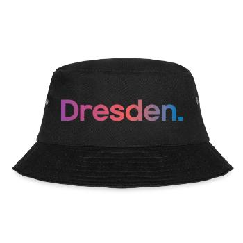Dresden Typography Colors City Icon Logo icon - Bucket Hat - black - Front - Lela (165cm)