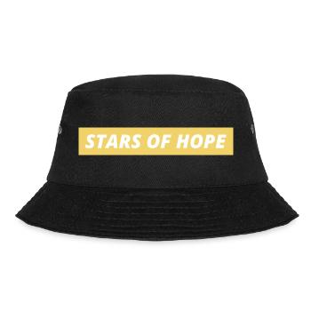 Stars of Hope Typo - Bucket Hat - black - Front - Lela (165cm)