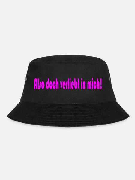 Also doch verliebt in mich! - Bucket Hat - Schwarz