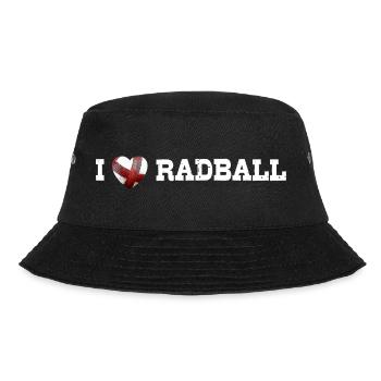 Radball, Cycleball, Hallenradsport - Bucket Hat - Schwarz - Vorne - Lela (165cm)