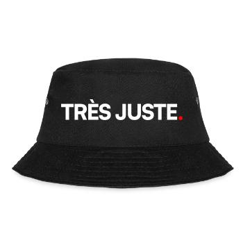 TRÈS JUSTE | Expression humour minimaliste - Bob - noir - Devant - Lela (165cm)
