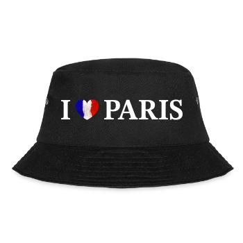 I love Paris France - Bucket Hat - black - Front - Lela (165cm)