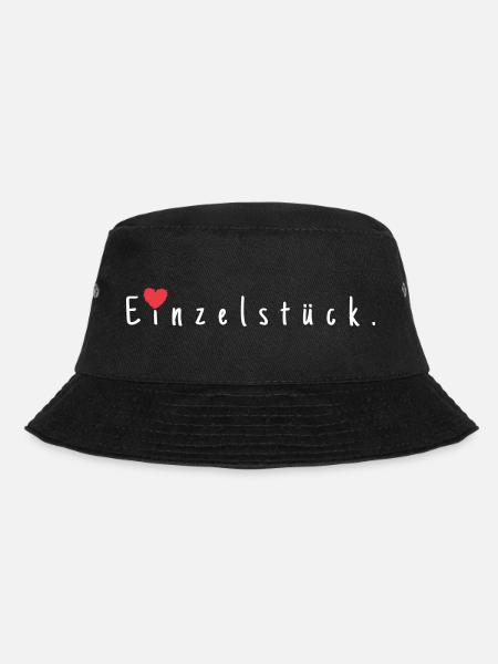 Einzelstück. - Bucket Hat - Schwarz