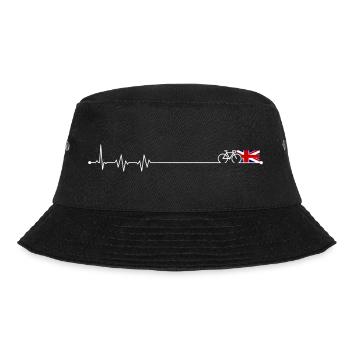 Cycle Route UK Emblem - Bucket Hat - Schwarz - Vorne - Lela (165cm)