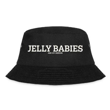 JELLY BABIES ARE MY HEROIN - Bucket Hat - black - Front - Lela (165cm)